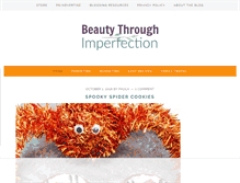 Tablet Screenshot of beautythroughimperfection.com